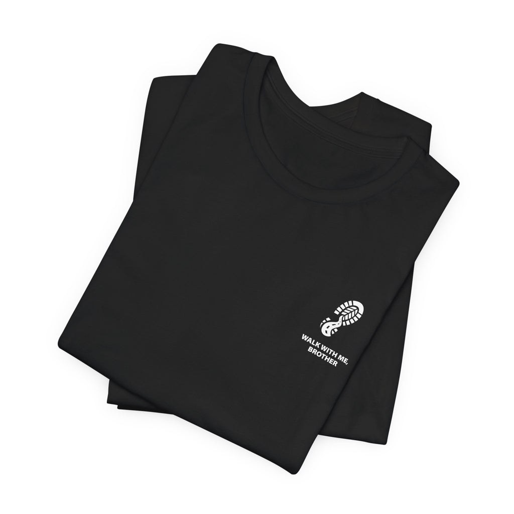 WWMB Route Map T‑Shirt — 'Real Talk. Real Miles. Real Change.' USA Roadmap Tee Black
