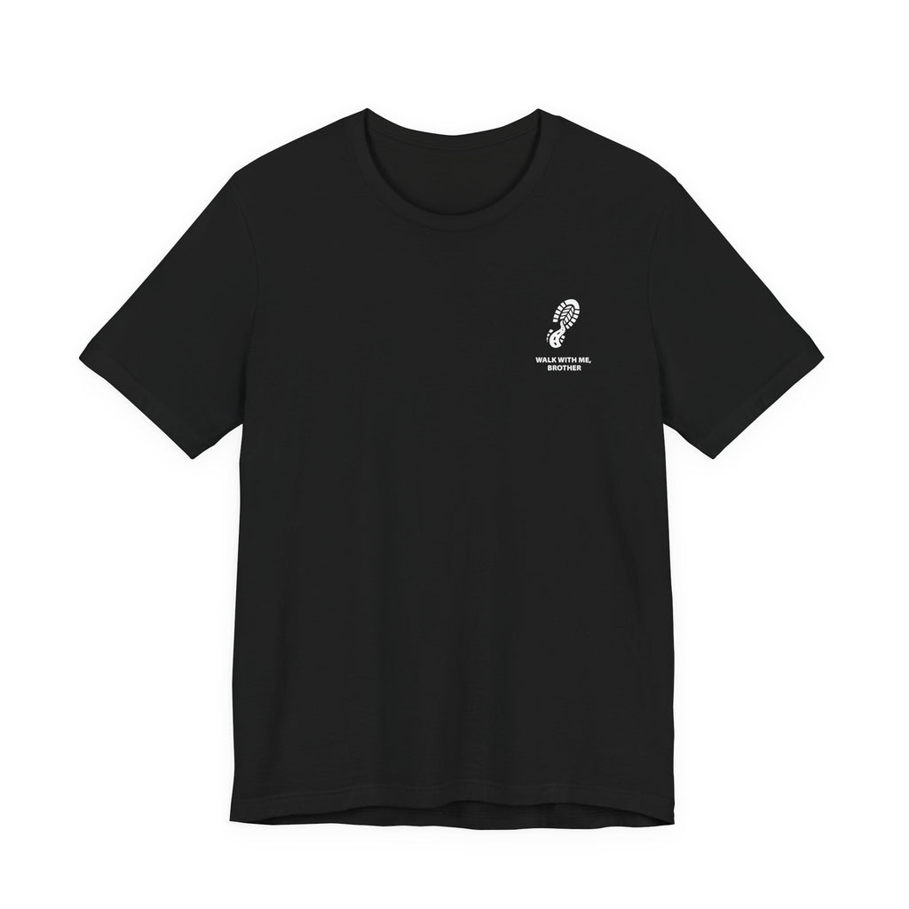 WWMB Route Map T‑Shirt — 'Real Talk. Real Miles. Real Change.' USA Roadmap Tee Black